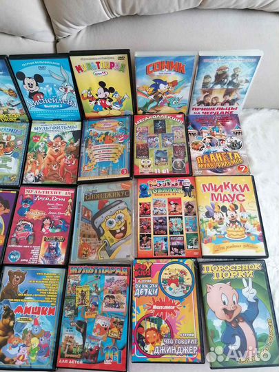 Диски с мультфильмами