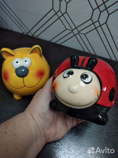 Копилка Котик, Божья коровка