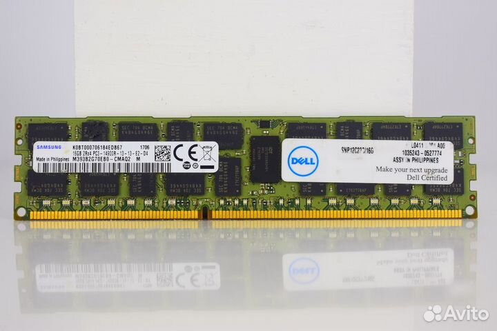 Оперативная память Самсунг DDR3L 16GB 1866 MHz