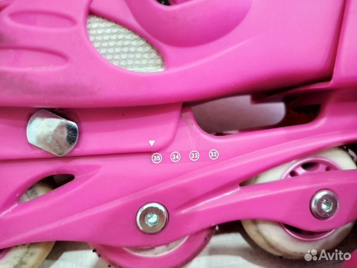 Роликовые коньки детские раздвижные 32-35