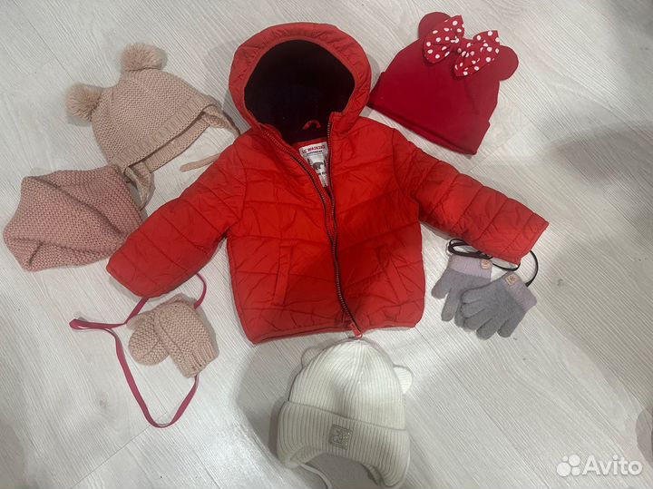 Вещи пакетом на девочку 80 86 92