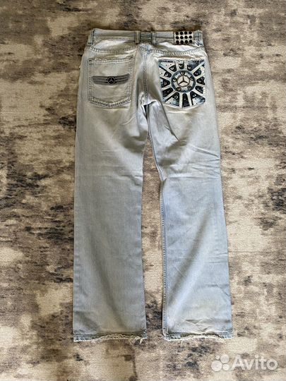 Джинсы широкие y2k sk8