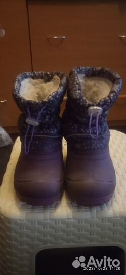 Сапоги зимние для девочки 27