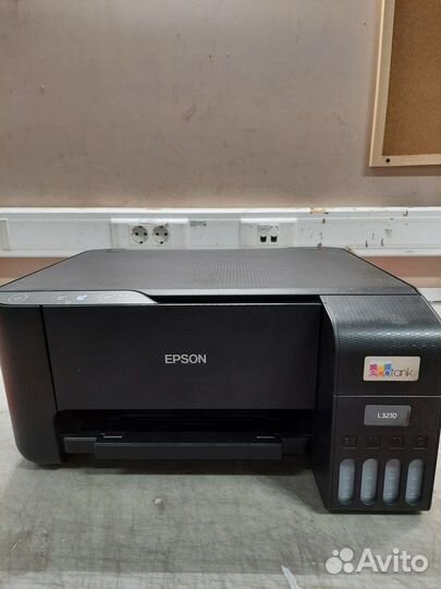 Мфу струйный Epson EcoTank L3210 цветная печать, A
