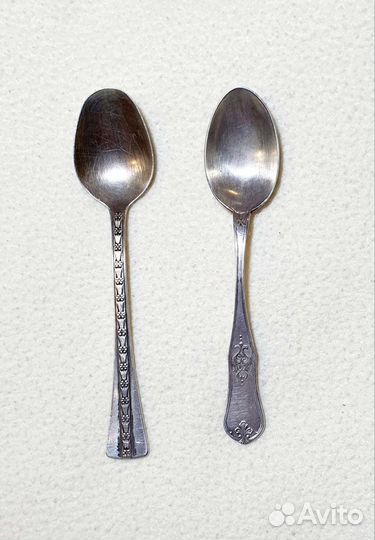 Чайные ложки. Серебро