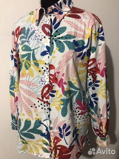 Блузка zara, 46-48, хлопок