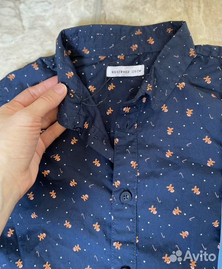 Рубашка на мальчика reserved 128 новая