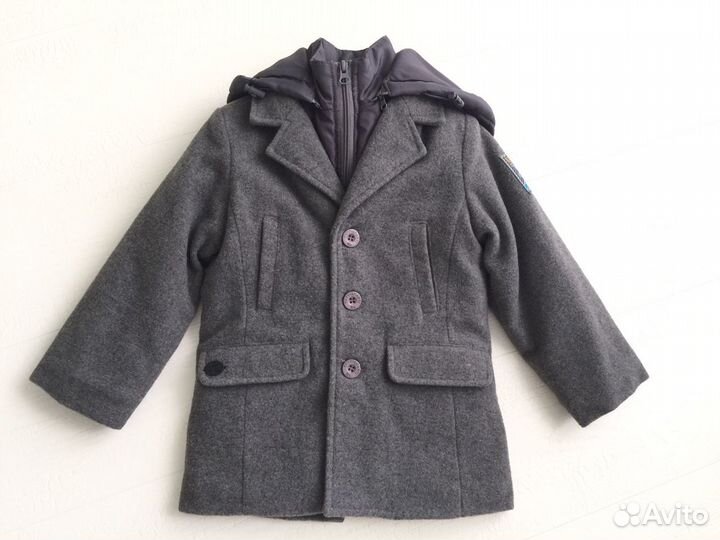 Пальто утеплённое р-р 98