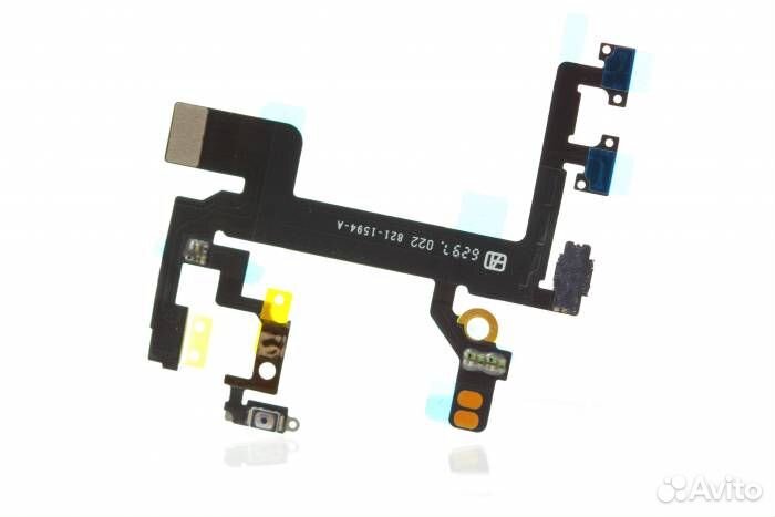 Шлейф iPhone 5S + кнопка включения + кнопки громко