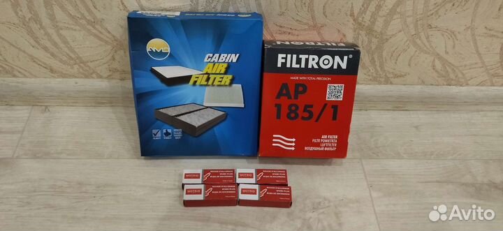 Воздушный, салонный фильтр. Свечи