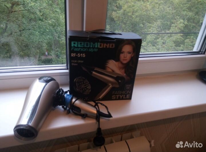 Фен redmond RF-515 сломанный на запчасти