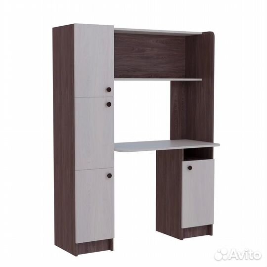 Стол письменный Омега-2 ясень анкор темн/светлый