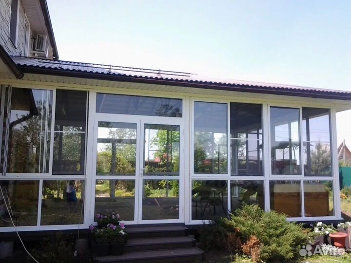 Алюминиевые окна на терассу