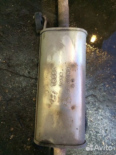 Глушитель средняя часть Getz