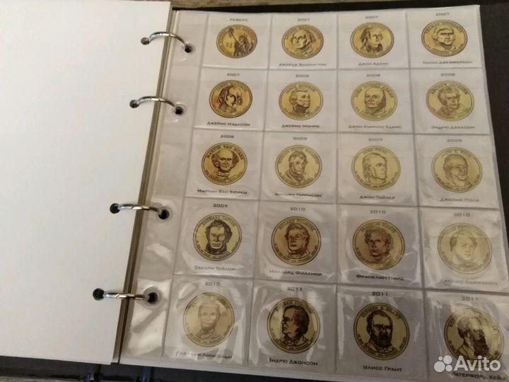 Альбом США Штаты парки президенты