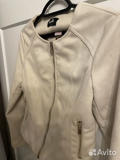 Летняя куртка XS замшевая