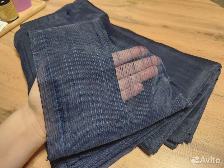 Гардины Гертруд икеа темно-синий