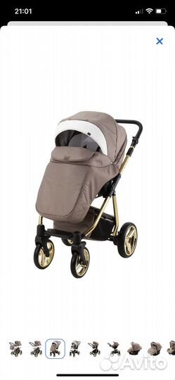 Коляска 3в1 Adamex Reggio SE Y801