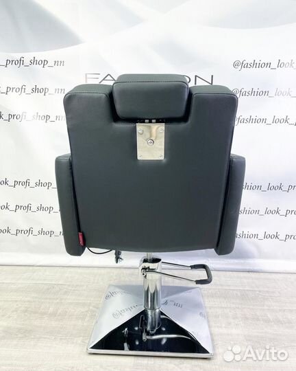 Парикмахерское барбер кресло с откидной спинкой