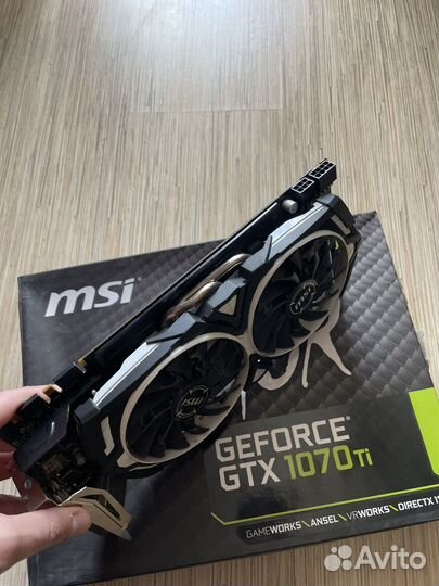 Видеокарта gtx 1070 ti armor