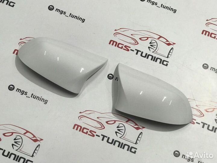 Накладки на зеркала (крышки) Х3 М BMW F25 белые