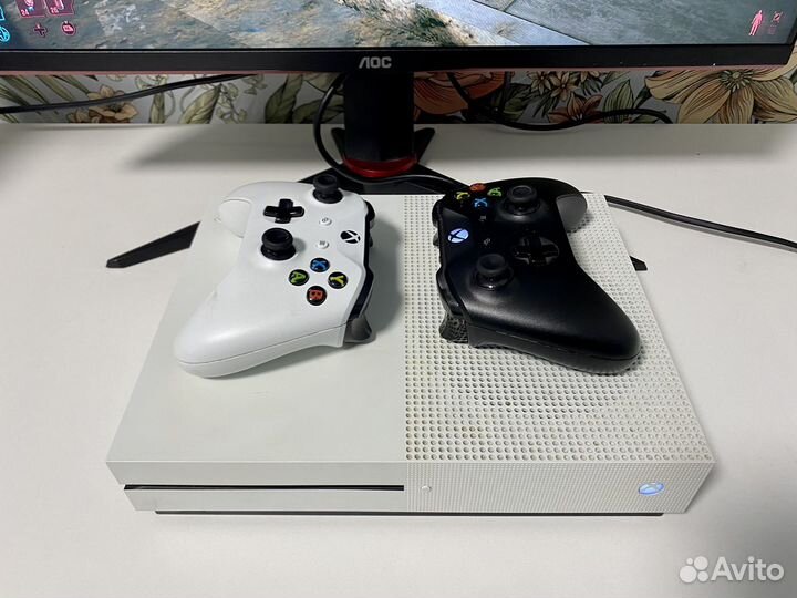 Xbox one S 1Tb / cyberpunk 2077 / обмен