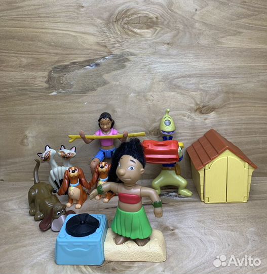 Игрушки Макдональдс Мулан, Лило, Леди и Бродяга
