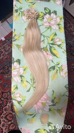 Волосы для наращивания 60 см блонд