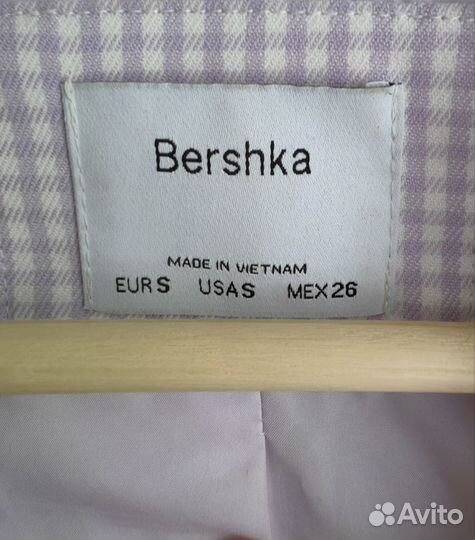 Пиджак жакет летний лавандовый Bershka S