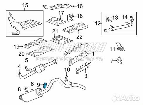 Подвес глушителя резиновый