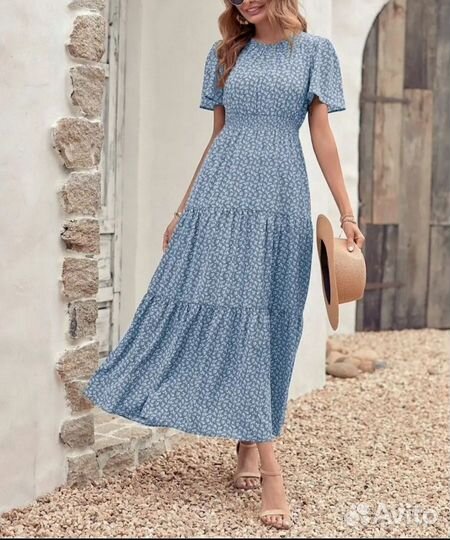 Летнее платье в пол