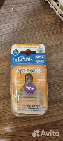 Соски для бутылочки Dr brow'ns 9+