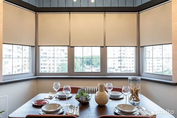 Рулонные шторы, жалюзи всех типов