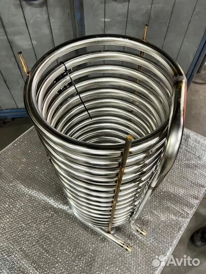 Змеевик для нагрева воды в бассейне