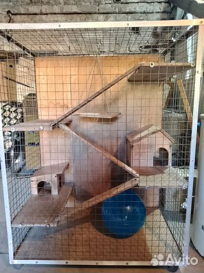 Клетка для шиншиллы бу