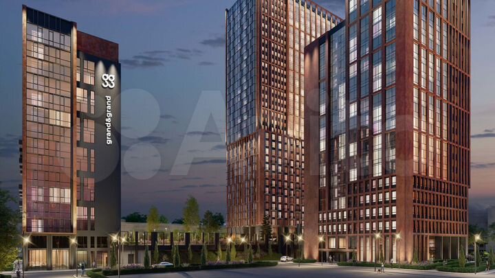 2-к. квартира, 45,8 м², 22/33 эт.