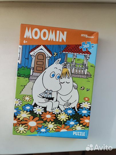 Цена за всё. Пазлы Муми тролли (два набора)значок