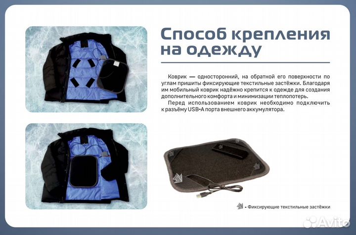 Мобильный коврик с подогревом, теплый пол с собой