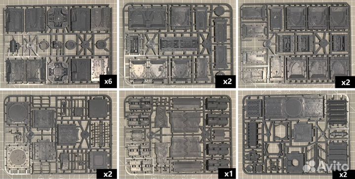 Террейн Warhammer 40,000 в ассортименте