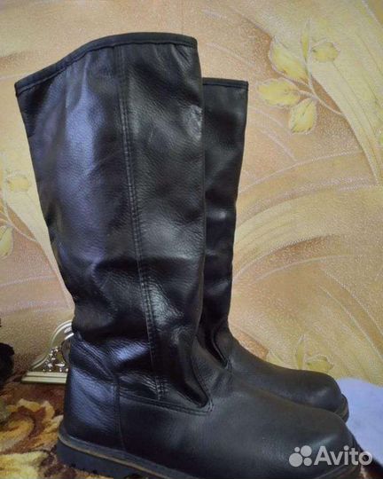 Сапоги кожаные новые
