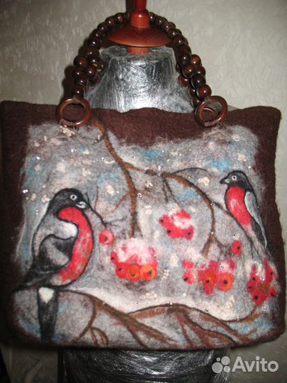 Сумка валяная