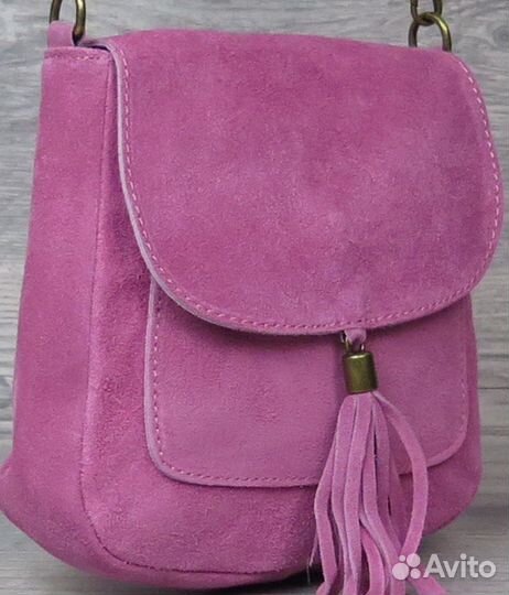 Сумка женская Италия натуральная замша Арт 26681