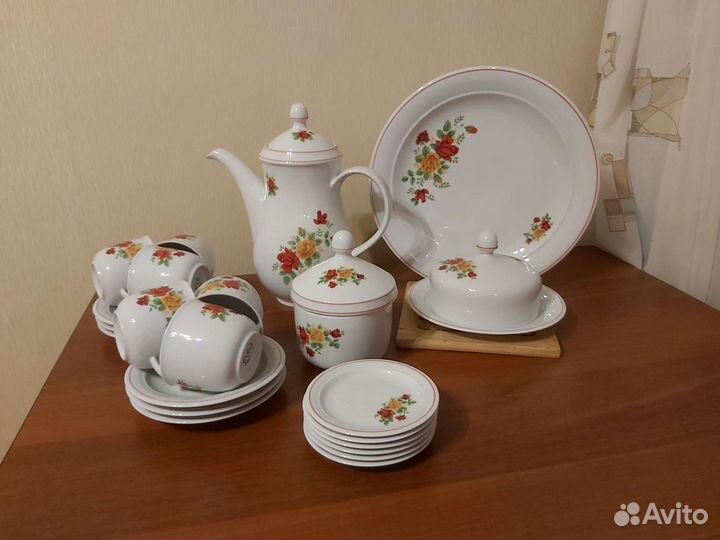Чайный сервиз на 6 персон гдр