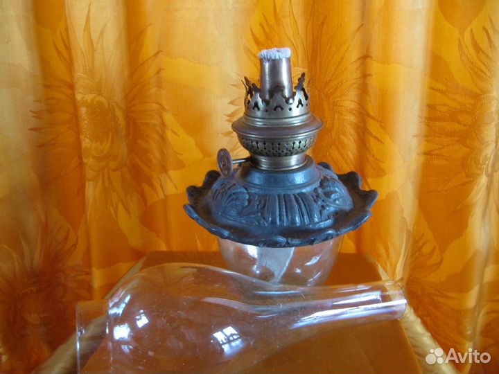 Старинная керосиновая лампа конец хiх начало хх в