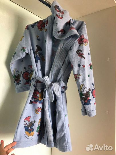 Халат махровый для девочки