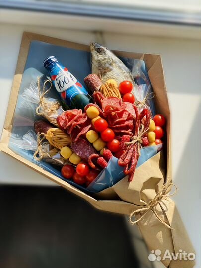 Мужской букет/подарок мужчине/съедобный букет