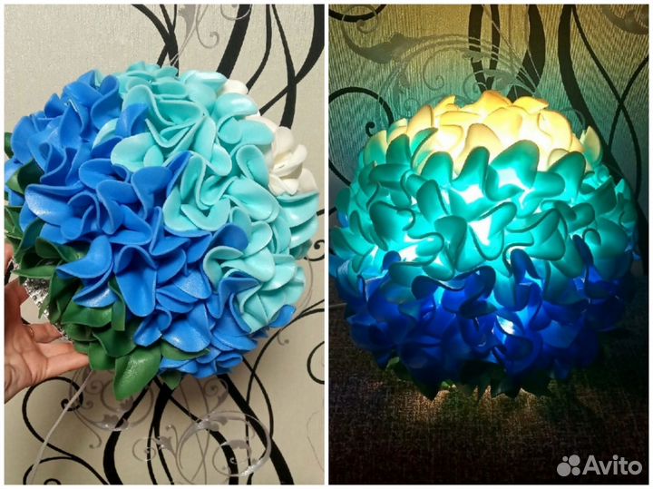 Ночник из изолона, ручная работа