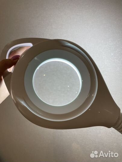 Лампа лупа напольная