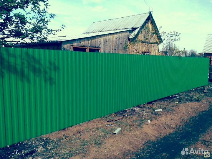 Забор из профнастила