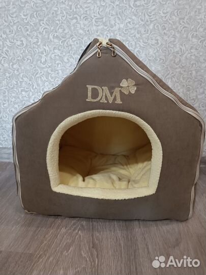 Лежанка домик для собаки